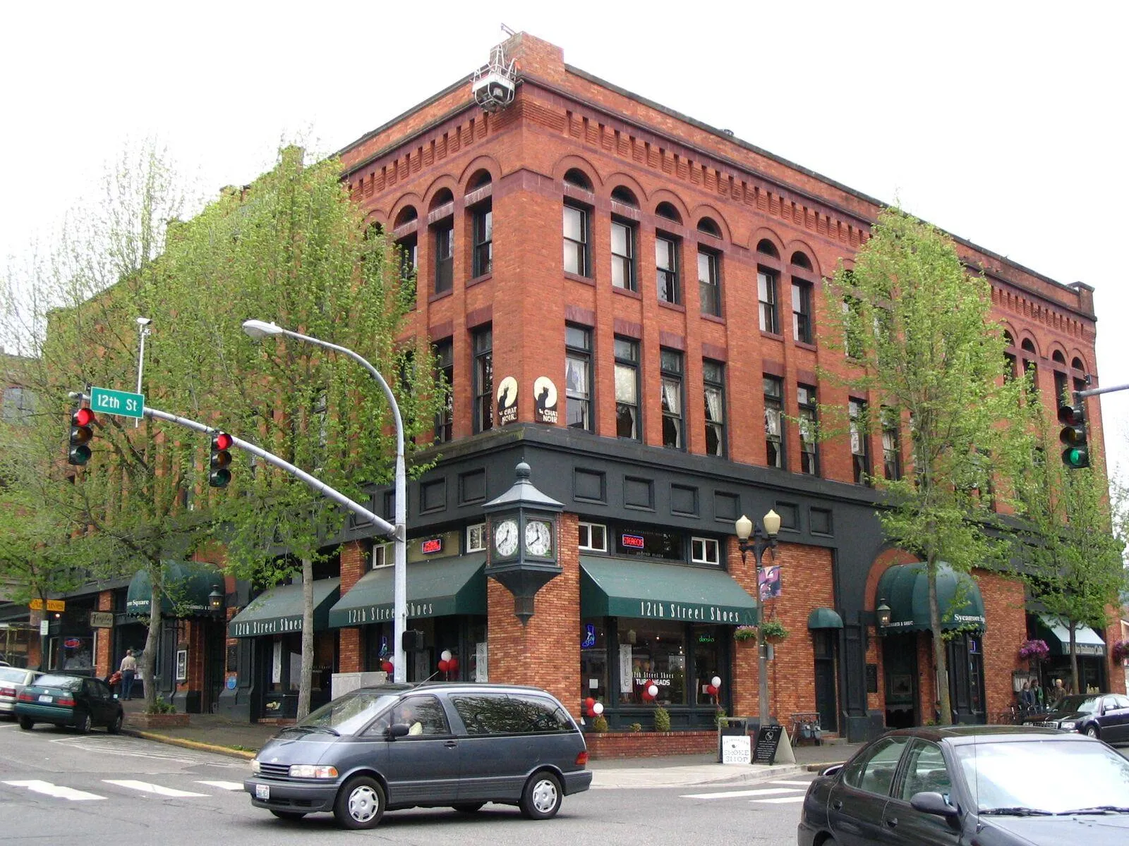 Sycamore Square — the 1890 Mason Block — exterior, Fairhaven Historic District, Bellingham WA